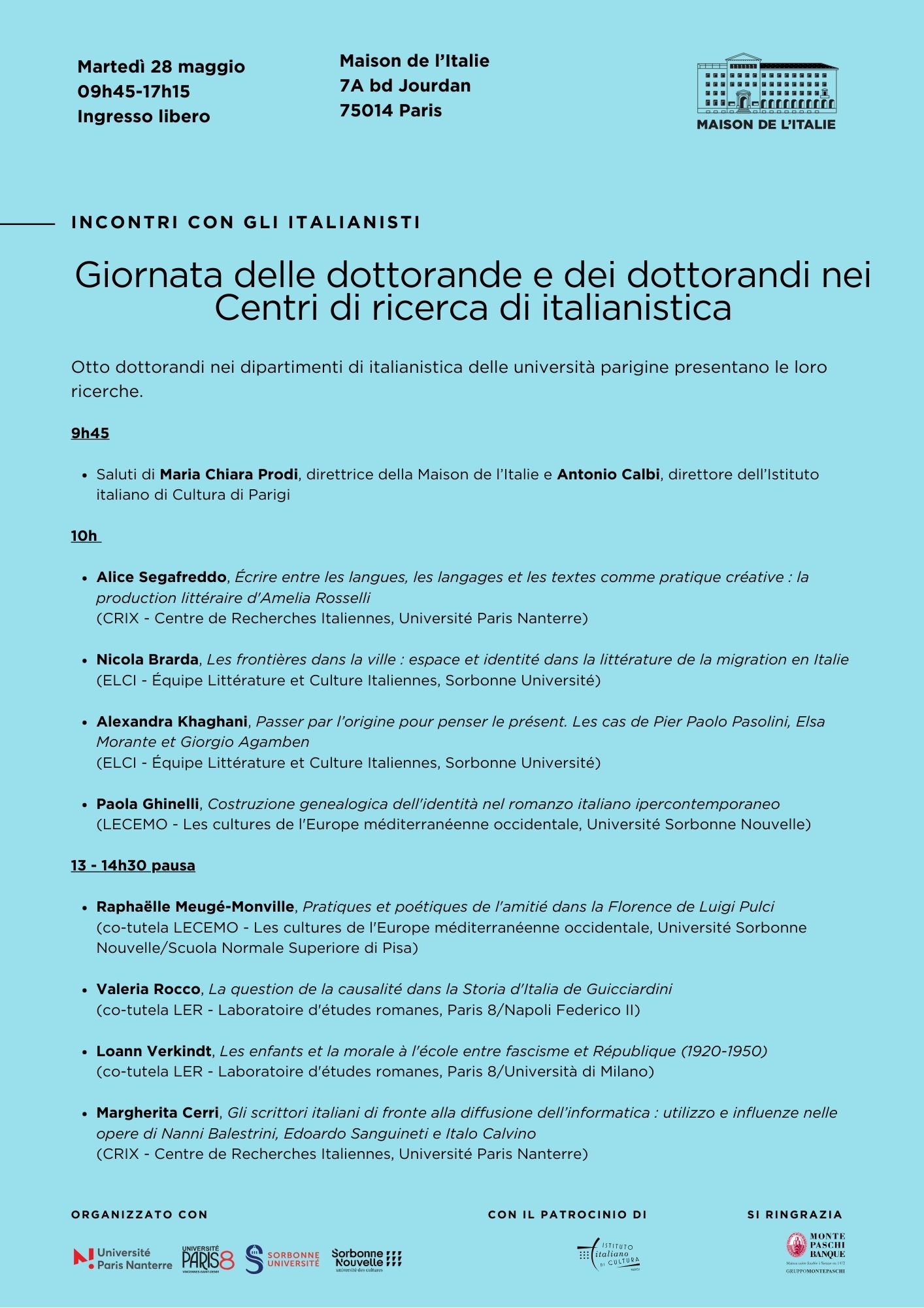 Giornata dottorandi IDF