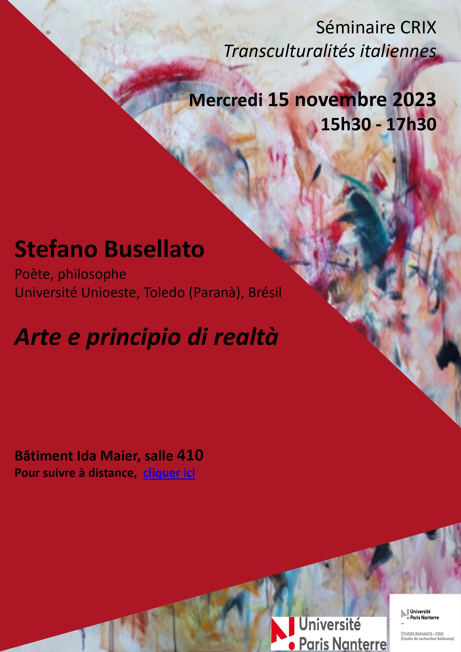 Stefano Busellato, séminaire
